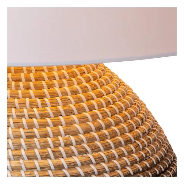 Lucide Premium MADUKA - Table lamp - Ø 45 cm - 1xE27 - Natural - detail 1